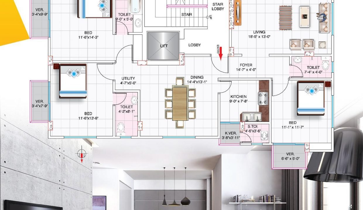 Project floor plan