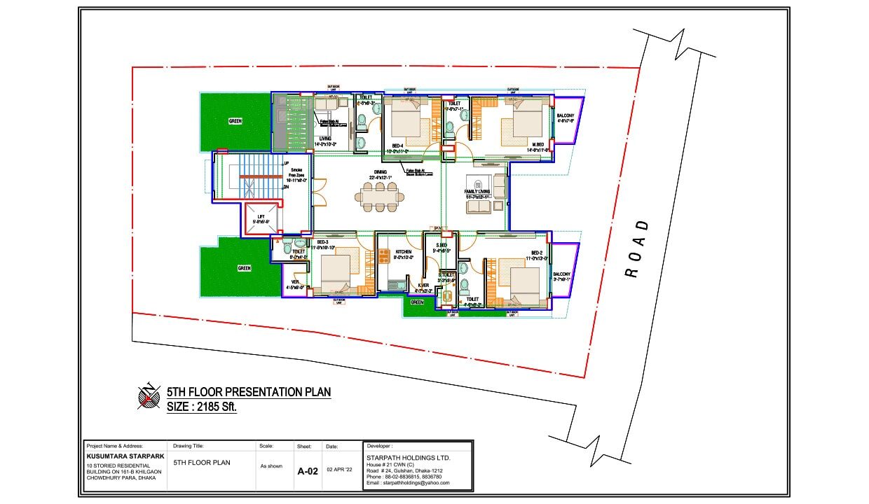 Project floor plan